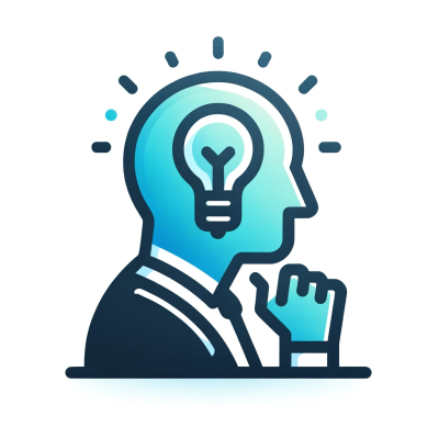 DALL·E 2023-10-25 17.03.17 - Modern icon design representing 'Conseil Personnalisé'. The icon featur